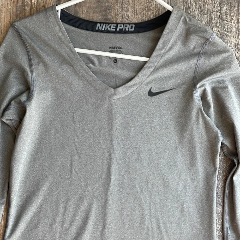 Nike Pro Core Fitted Long-Sleeve T-Shirt Sz M